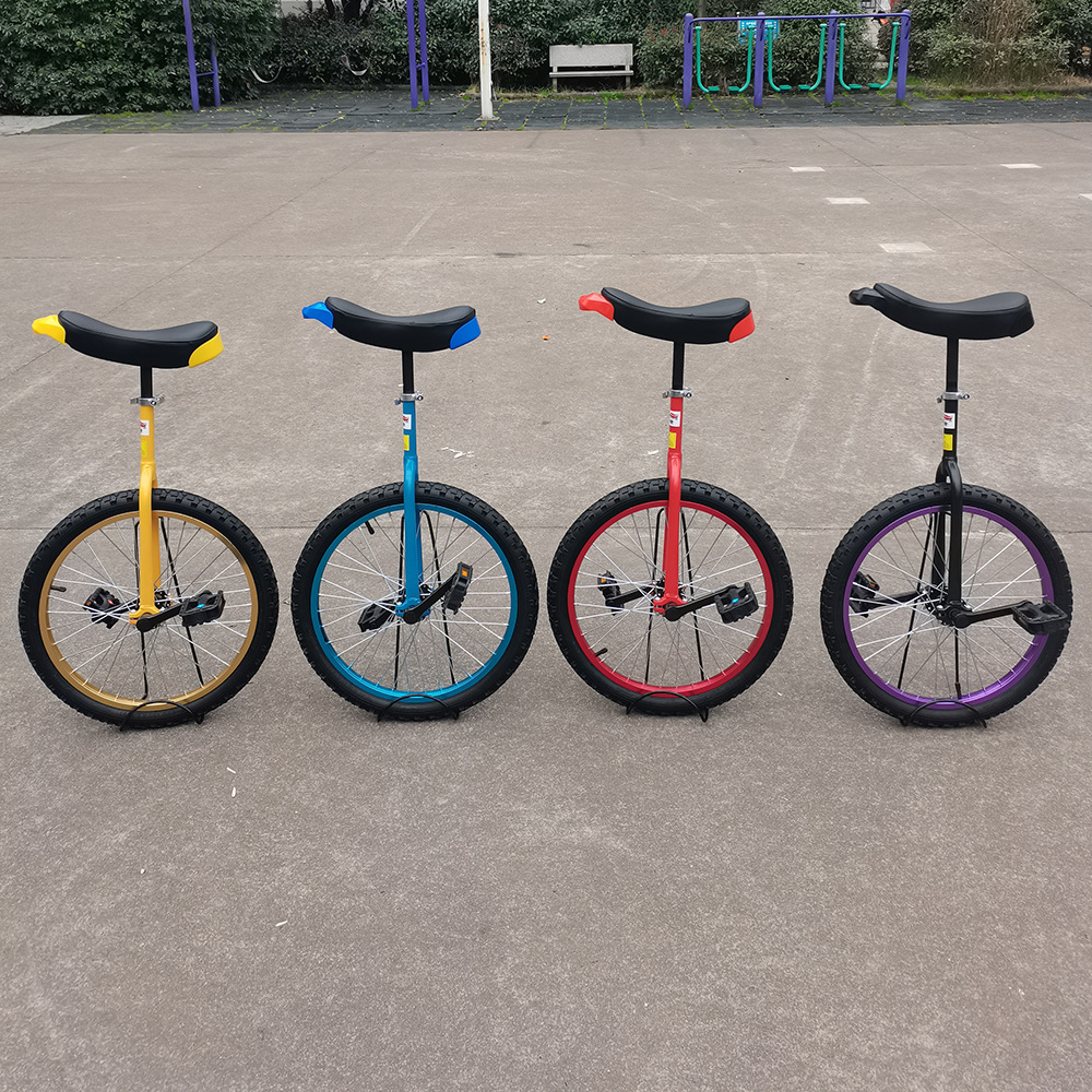 浩隆彩圈独轮车健身游乐设备儿童成人平衡单车独轮脚踏车