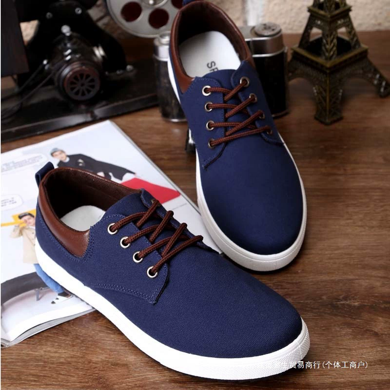 2025 Four Seasons New Fashion Trend Casual Canvas Shoes Men's Shoes Large Size Men's Shoes Casual Comfortable Shoes