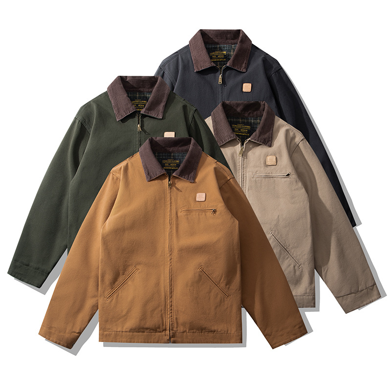 OKONKWO plano para cleanfit Detroit chaqueta Santa Fe j97 lona interestelar engrosada chaqueta