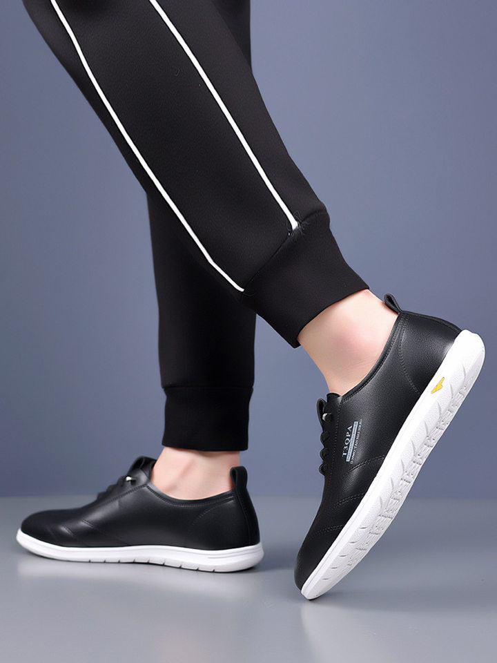 Giày lười nam da mềm đế mềm dạng slip-on phong cách retro, giày da nam thường ngày — Màu trắng 9173, Màu đen 9173, Màu đen cotton chi tiết 28
