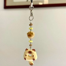 【炭烤挖煤猫】小猫爪手机链挂件咕本链卡册卡扣串珠包包挂链挂件