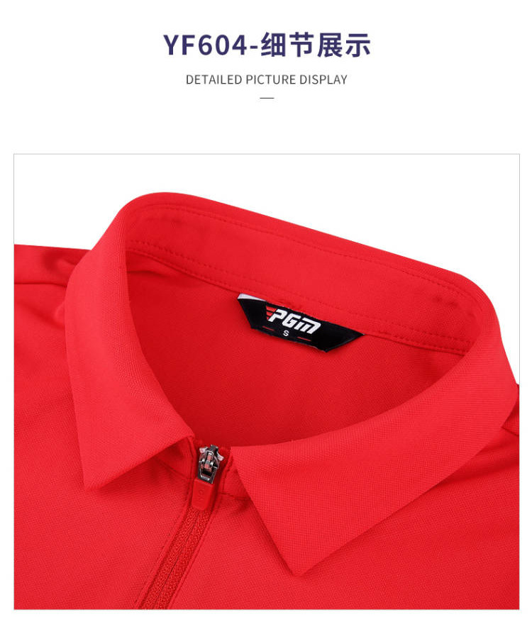 Áo polo golf tay ngắn nam nữ cao cấp tùy chỉnh logo — Yf606-Nam 2 [màu xanh nước biển] vải ngọc trai, Yf602-Nữ 1 [Màu Xanh nước biển] Chất liệu lụa sữa, Yf604-vải hạt nữ 2 [Đỏ], Yf606-Nam 2 [Đỏ] Vải đính cườm chi tiết 32