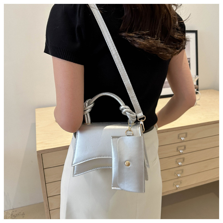 Moteveske for kvinner 2024 ny trend mote skulder enkel uformell crossbody ensfarget mor og barn-veske_voghion.com