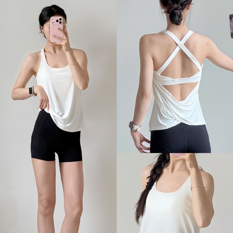 Summer Sports Vest for Women, Thin Style, Beautiful Back, Removable Chest Pads, Shockproof Running Yoga Sports Vest with Chest Pads Summer Sports Vest for Women, Thin Style, Beautiful Back, Removable Chest Pads, Shockproof Running Yoga Sports Vest with Chest Pads