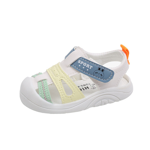 Summer new baby shoes soft sole boys toe-cap sandals girls hollow non-slip toddler shoes wholesale
