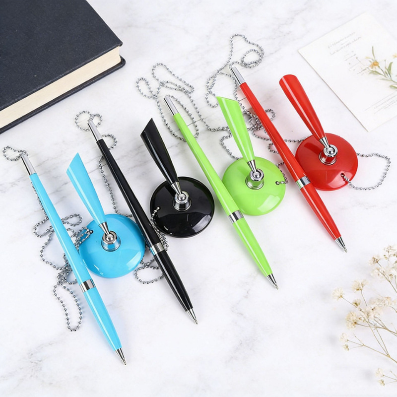 Plastic Candy-Colored High-Appearance Signature Pen for Hotel Front Desk, Customizable Logo, Bank Counter Promotional Gift Ballpoint Pen
