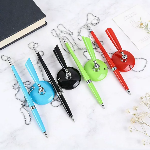 Plastic Candy-Colored High-Appearance Signature Pen for Hotel Front Desk, Customizable Logo, Bank Counter Promotional Gift Ballpoint Pen
