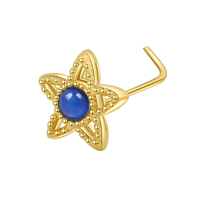 Piercing naso cuore con zircone e occhio di demone_voghion.com