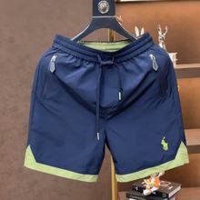 欧家时尚新款夏季透气时尚男士休闲商务短裤高端轻奢潮流拼接