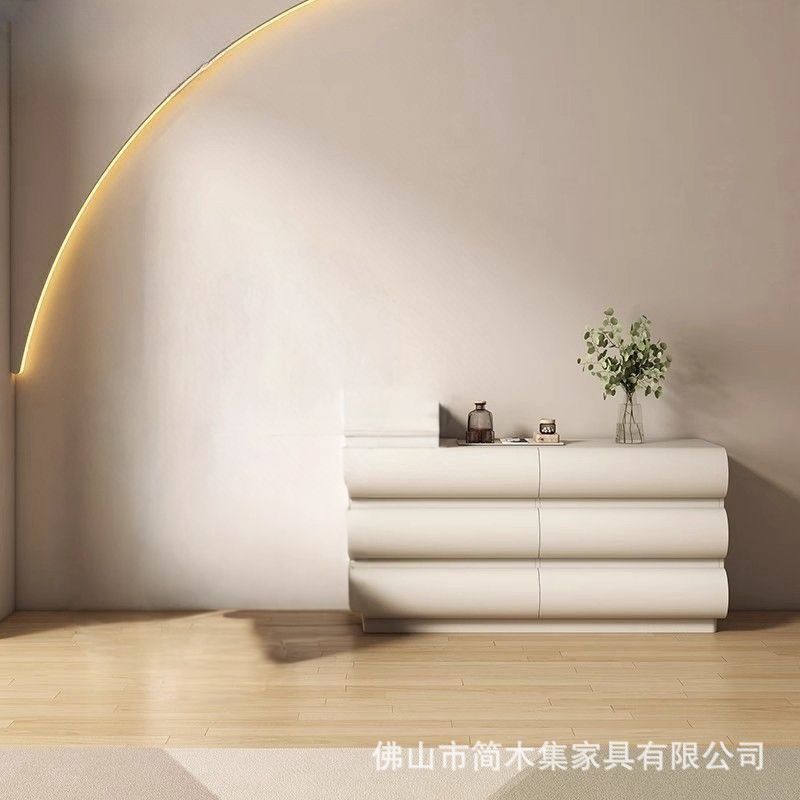 크림 화이트 110 6단 서랍장