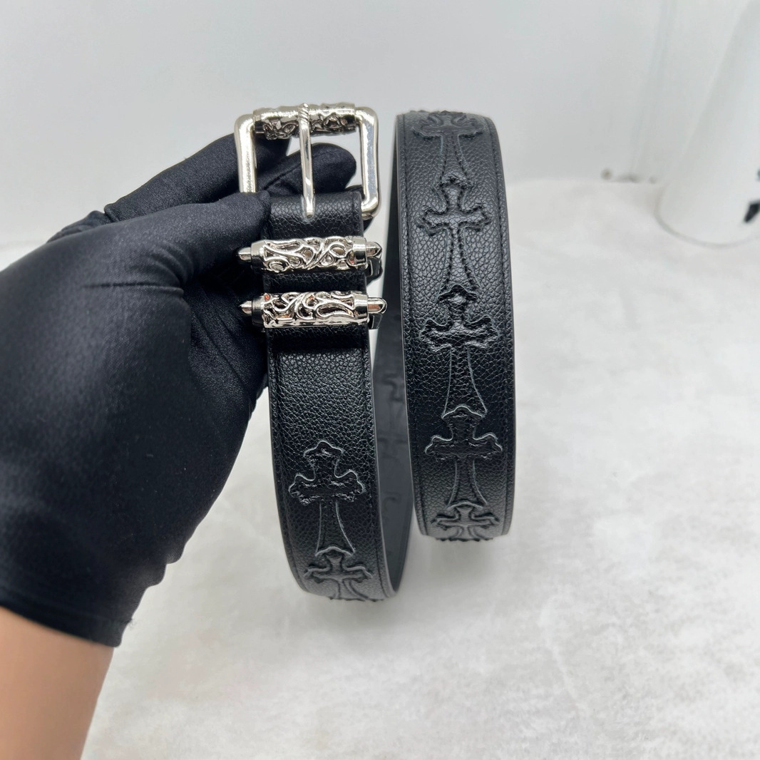 Personalidad patrón de lichi color crox nuevo cinturón masculino y femenino arte juvenil cinturón retro moda vid rodillo diez