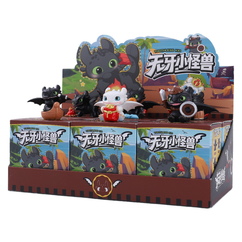 创意新款无牙小怪兽盲盒电影同款潮玩手办桌面摆件装饰小礼物批发|undefined