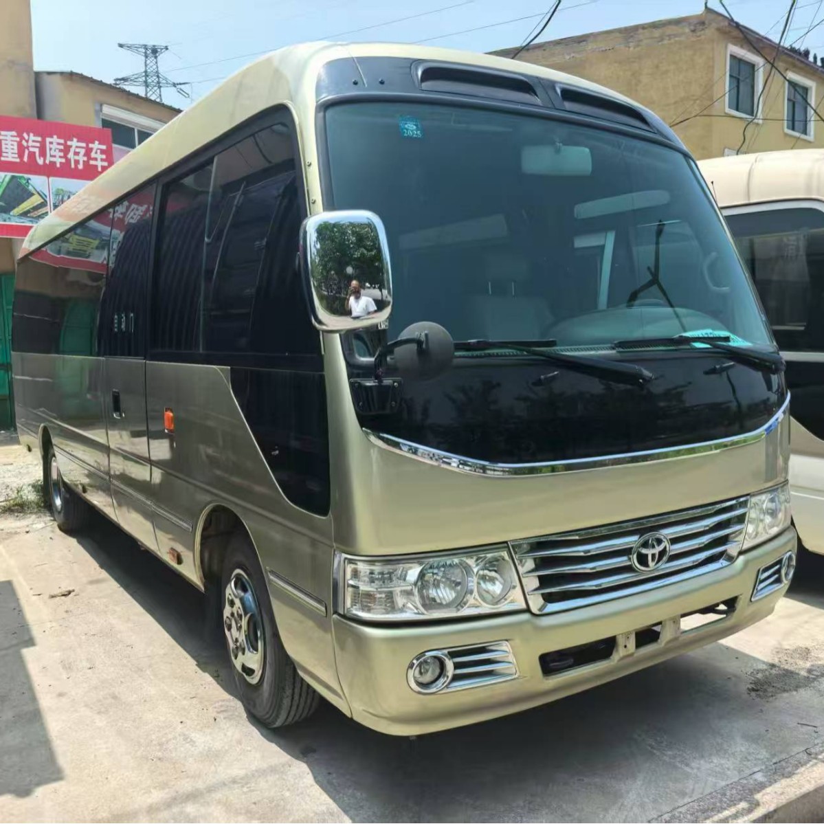跨境供应二手考斯特客车豪华大巴车国三客运汽车 中巴车客运车