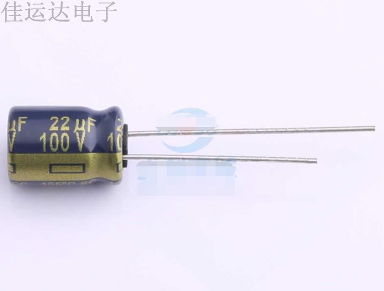 EEUFC2A220 规格 22uF 100V 引线型铝电解电容 原装供应