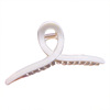 Matte hairgrip, elegant hair accessory, shark for bath, Korean style, clips included