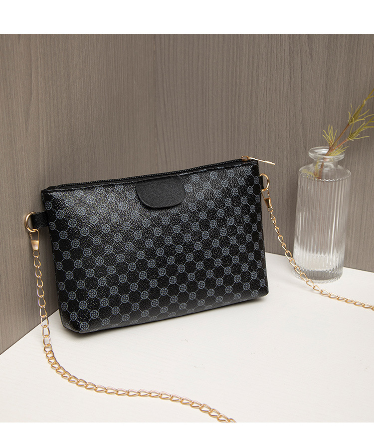 134g Weight Polyester Lining Material Zipper Closure Type Single Shoulder Strap Strap Type Women's Small Pu Leather Solid Color Vintage Style Classic Style Square Zipper Shoulder Bag