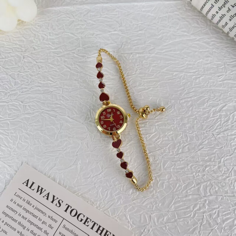 中古Vintage简约时尚抽拉可调节手链表古着轻奢气质通勤百搭手饰|undefined