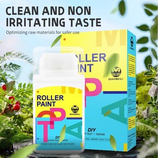 Elegant and Beautiful Small Roller Paint Odor-Free Eco-Friendly Latex Paint Covering Paint Repair Small Roller Brush Graffiti Wall Repair Paste Paint Brush