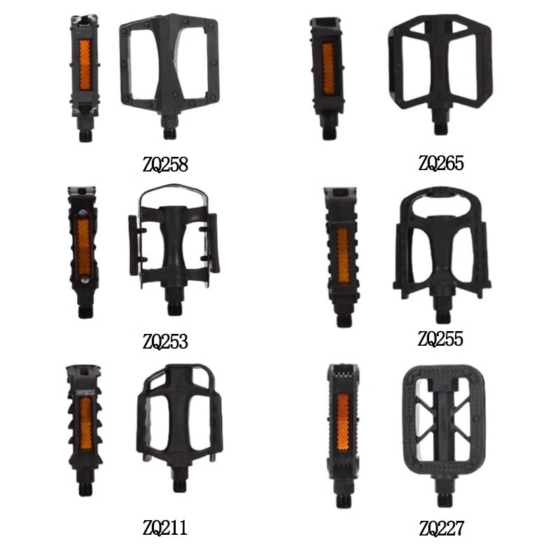 Folding Road City Mountain Bike Pedal Equipment Bicycle Plastic Beaded Pedal Widened and Durable