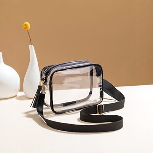 Organizer bag PVC for traveling, waterproof bag wet and dry separation, capacious double-layer cosmetic bag, (Physicals)