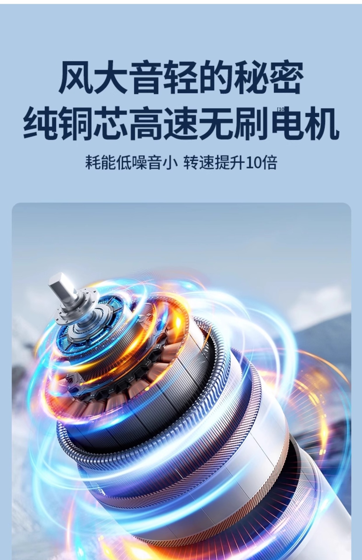 New Silent Special Brushless Motor Car Electric Fan Car Fan Ceiling Fan 12V24V Large Truck Universal