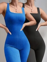L 40811 Ribbed Square Neck Bodysuit �B�w�� �羳�W�����R�d��