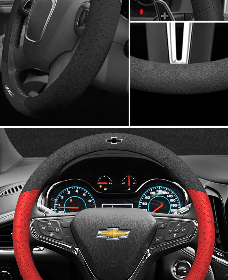 Chevrolet Steering Wheel Cover Malibu XL Saioco Woz Cruze Detector Copaci Fur Handle Cover
