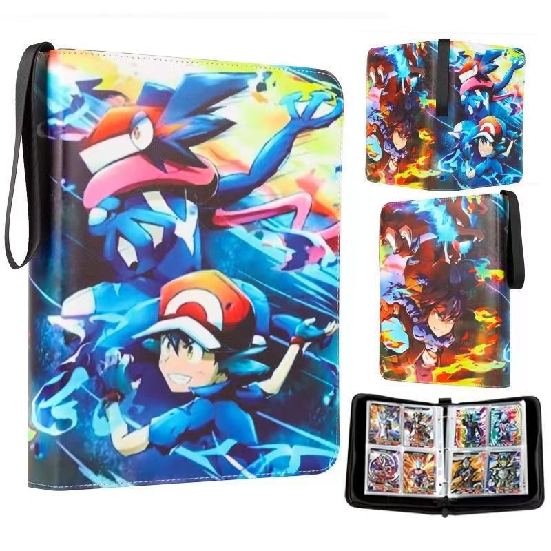 FUENTE fabricante en stock suministro baokemeng juego tarjeta colección libro Magic Baby Tarjeta de cremallera libro de almacenamiento