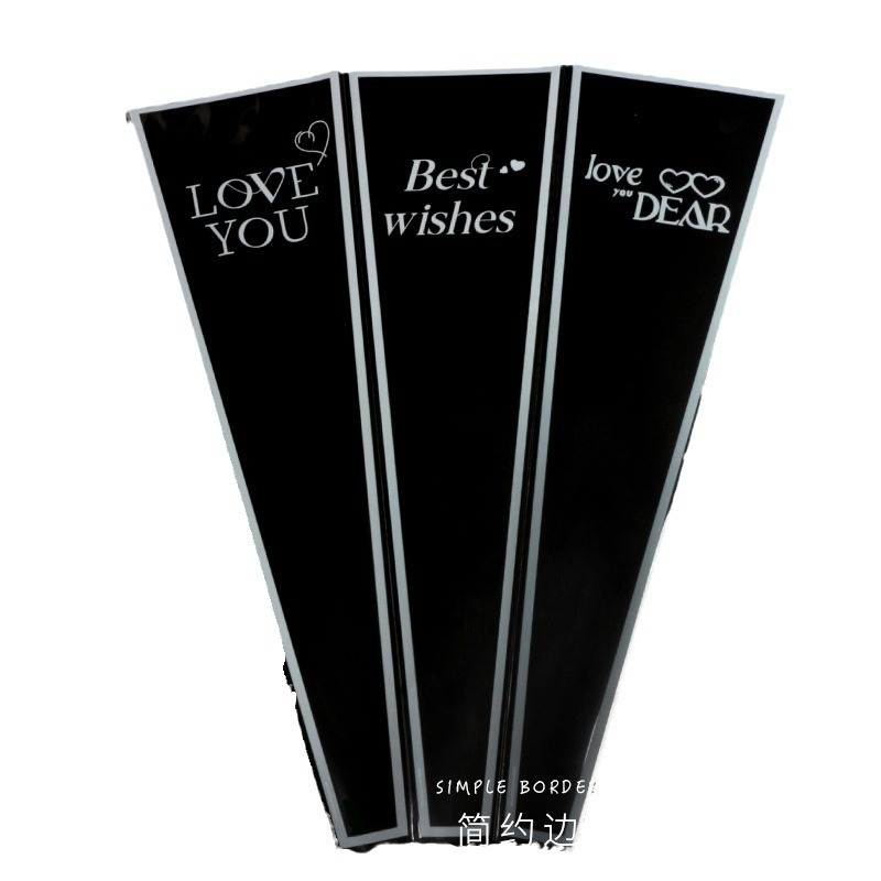 Bolsa de embalaje de una sola flor Rosa bolsa de conjunto múltiple material de embalaje floral de un solo ramo de celofán transparente