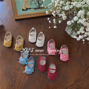 Детская обувь для младенца, детский нескользящий шнурок-держатель в помещении для кожаной обуви, осенняя, в корейском стиле, мягкая подошва