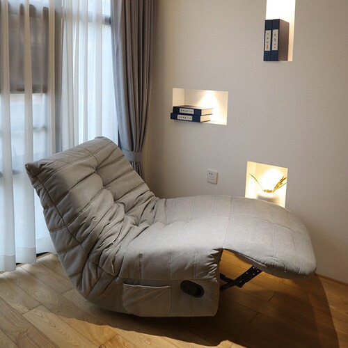 Direct selling function caterpillar rotating chair living room balcony sofa chair single swing chair leisure reclining chair lazy sofa chair