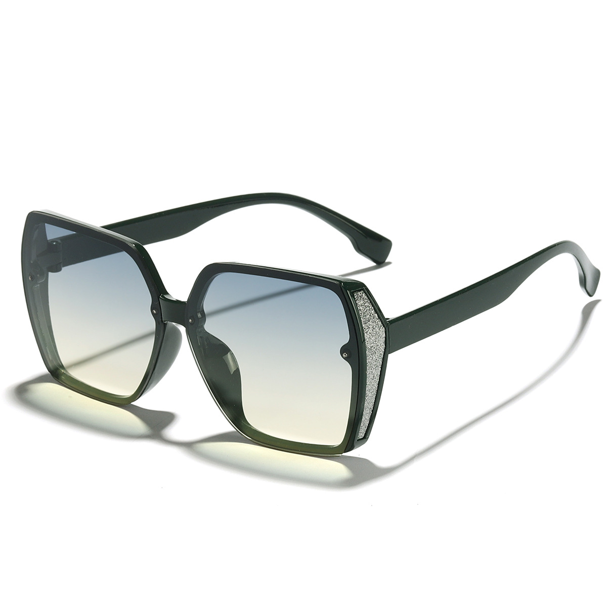 2022 Nueva celebridad de Internet mismo estilo gafas de sol personalidad europea y americana ins estilo gafas de sol mujeres de moda gran marco gran cara adelgazante 90949