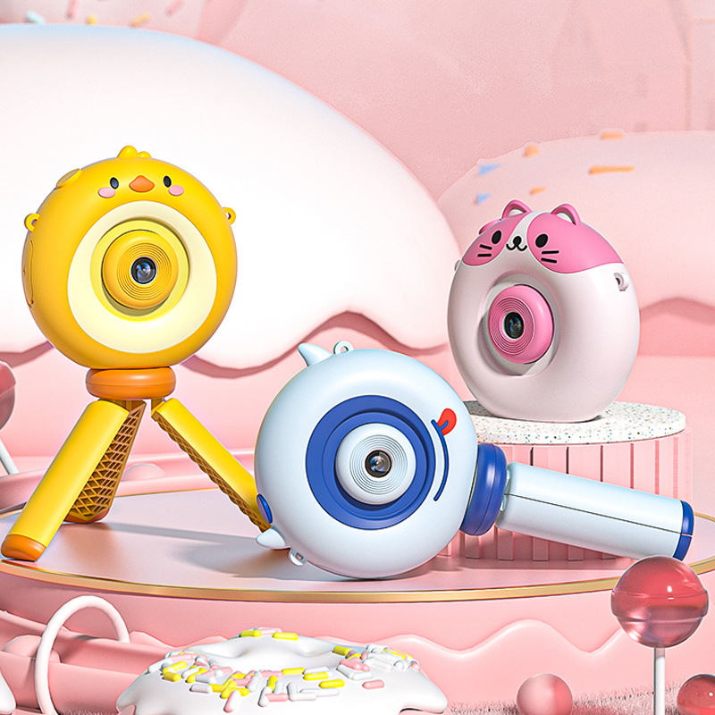 Mini Cámara Digital Infantil de Dibujos Animados S8 de ABS Pantalla de 2.4 Pulgadas para Niños