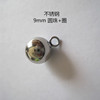 Round beads, pendant, earrings stainless steel, accessory, Korean style