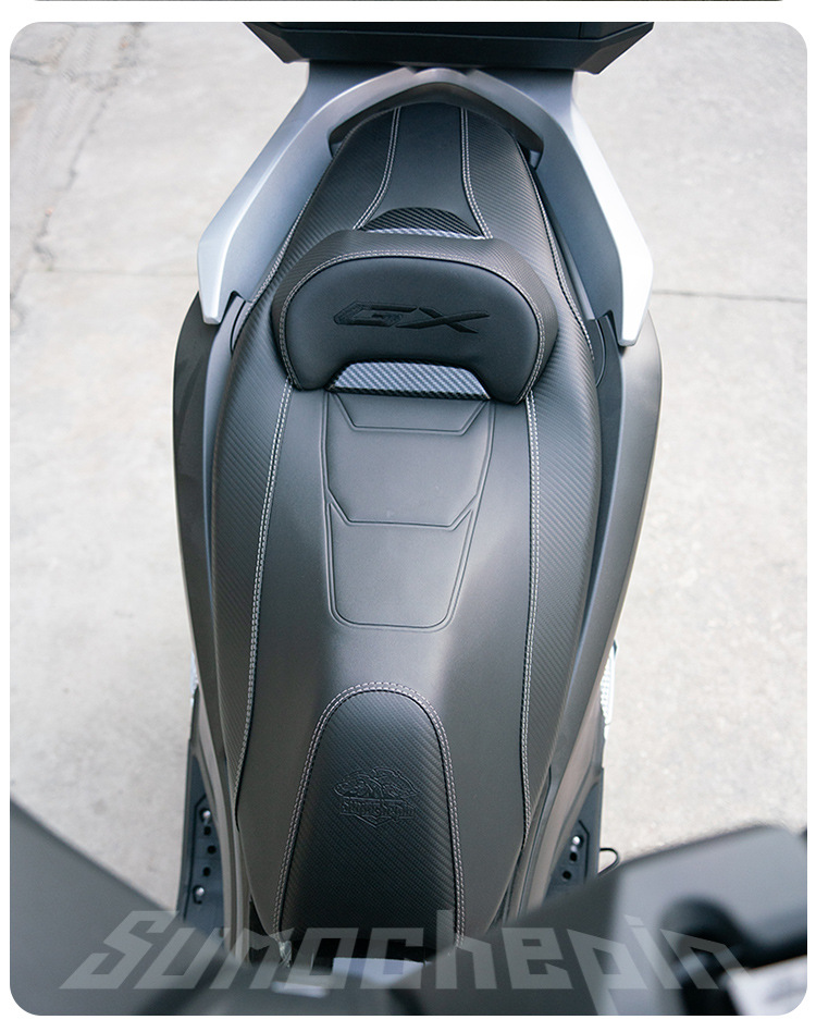 Suitable for Honda NS150GX modified motorcycle leather cushion assembly backrest lowered height breathable cushion