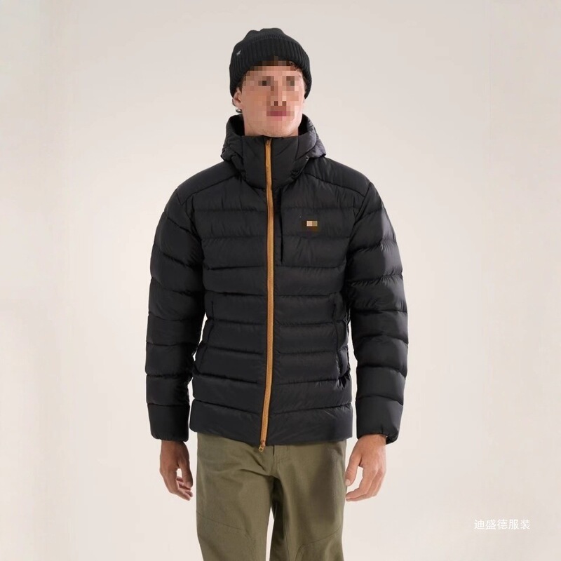 Birdhouse Winter New High-End Version 2025 Ribbed down Jacket Outdoor Windproof Warm Hooded Outdoor Jacket