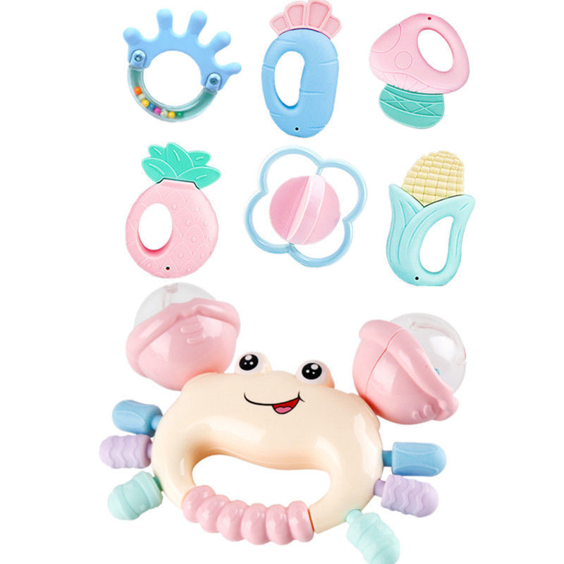 Juguetes para bebés mordedor Educativo Educación Temprana 0 a 3 meses 6 bebé 1 año bebé recién nacido niños y niñas sonajero de mano