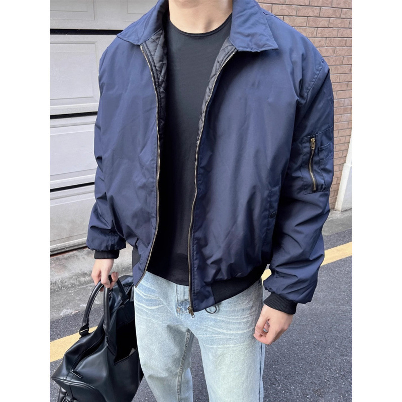 2025 Autumn and Winter Cleanfit Cotton Jacket Men's Carhartt Retro Pilot Ma1 Thin Jacket