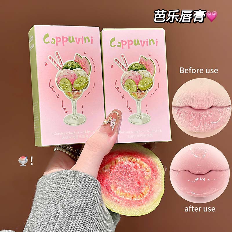 CAPPUVINI Hielo permeable y humidificante Baole lipstick de agua de acero anti-agrietamiento de labios anti-agrietamiento desvanecimiento de las marcas de labios maquillaje transfronterizo image 4