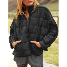 ④V 406 Women's Oversized Quilted Lightweight Puffer