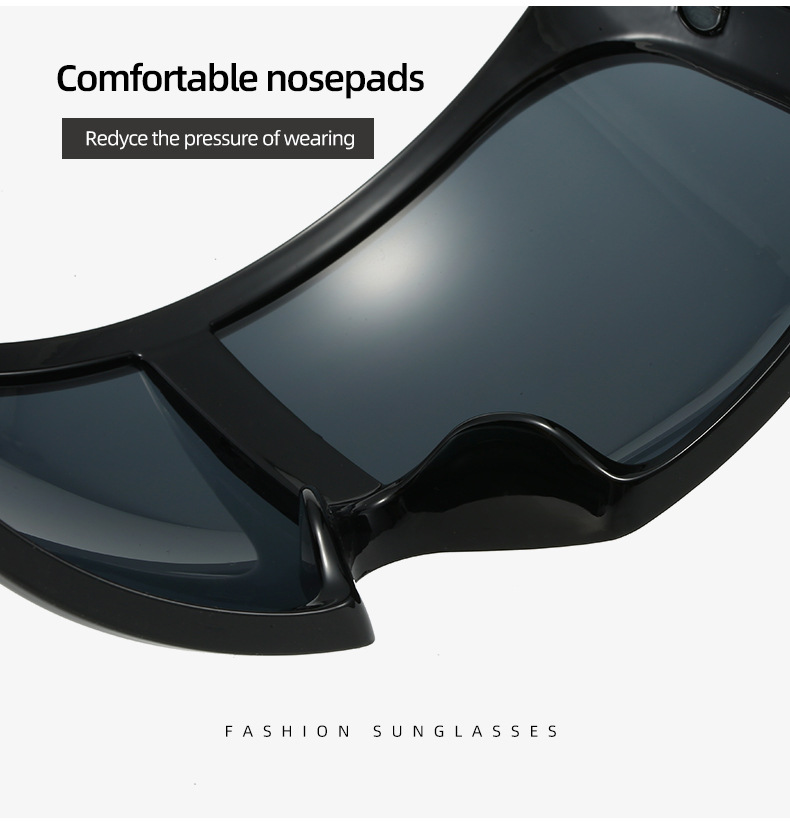 80g Weight Full Frame Glasses Structure Sunglasses Classification PC, UV400 Protection Lens Material Special-Shaped Mirror Glasses Style Travel, Fishing Occasion Geometric Pattern Unisex Gender Lady Style Lady Geometric PC UV400 Protection Special-Shaped Mirror Full Frame Women's Sunglasses 11