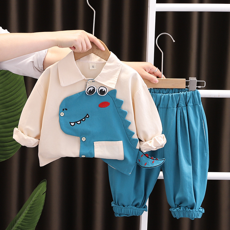 Cute Cartoon Cotton Boys Clothing Sets display picture 2