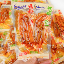 加贝鲜香辣鱿鱼须即食海味零食麻辣鱿鱼丝小包装湖南风味休闲食品