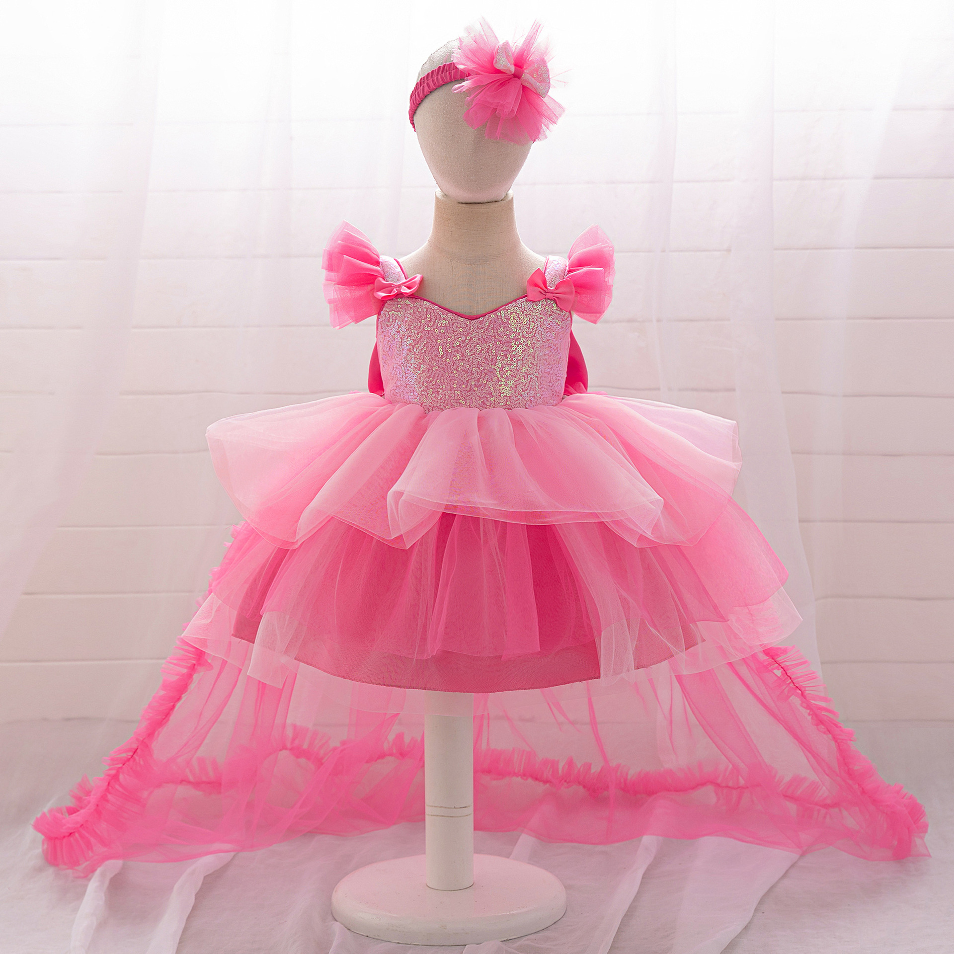 Vestido infantil de niña niña florista vestido vestido de gala vestido de gala vestido de princesa vestido de gala vestido de gala image 1