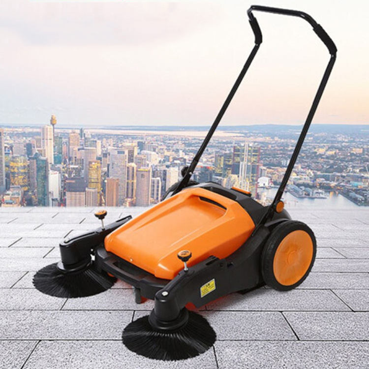 垃圾粉尘鸡舍清洁手动车 手推式工业无动力扫地机 室内外扫地机