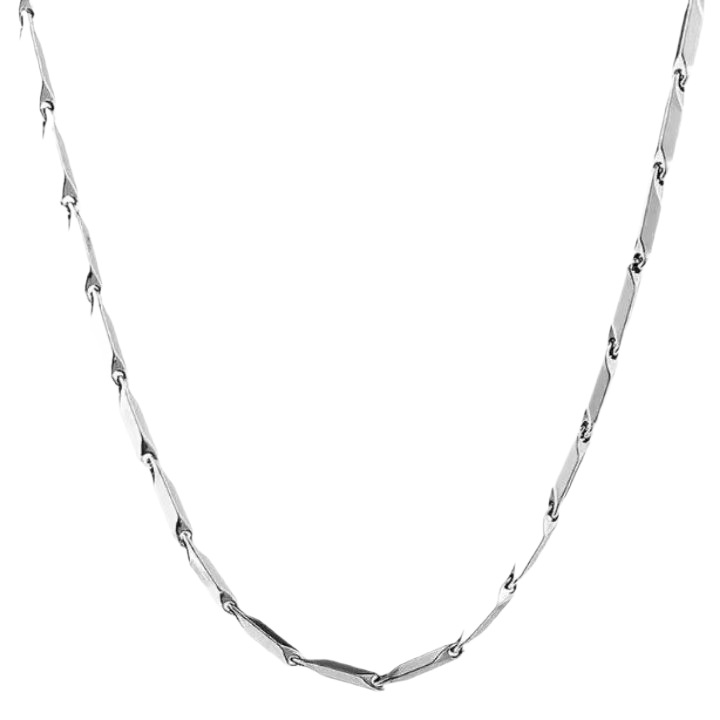 European American Minimalist Titanium Steel Geometric Chain For Men, Versatile Collarbone Chain, Non-fading, Cool And_voghion.com