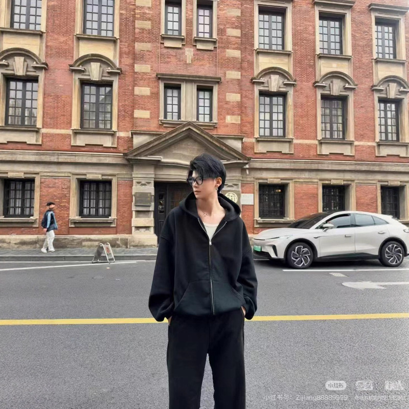 2025 Niche High-End Alexander Wang Autumn and Winter Men's and Women's Yang Mi Same Style Zipper Jacket Recruiting Agents for Dropshipping