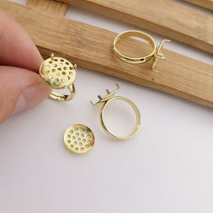 �ȏ�17MM�~��ָ�F�Ϳ�ʽ�~僽��ָ�Ӿ��ɫ��צ����DIYָ�h���