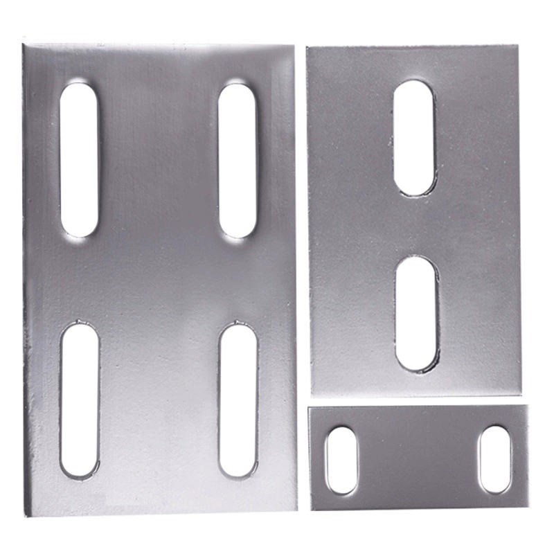 Холодные оцинкованные встроенные детали Встроенная стальная пластина Оцинкованная железная пластина с отверстиями Навесная стена инженерной стальной конструкции разъема Встроенная стальная пластина