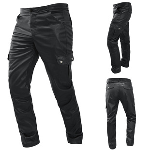 Foreign Trade Wholesale 2025 Cross-Border New Product Wish Amazon European and American Color Pu Strap Casual Men's Leather Pants Goods